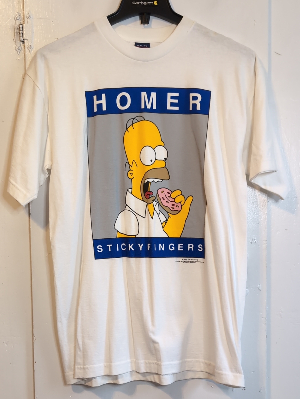 Vint. '98 Simpsons Homer tee mens large